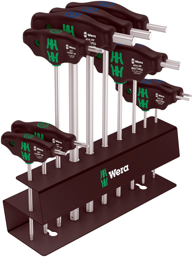 Wera T-handle Bicycle Screwdriver 10-Piece Set