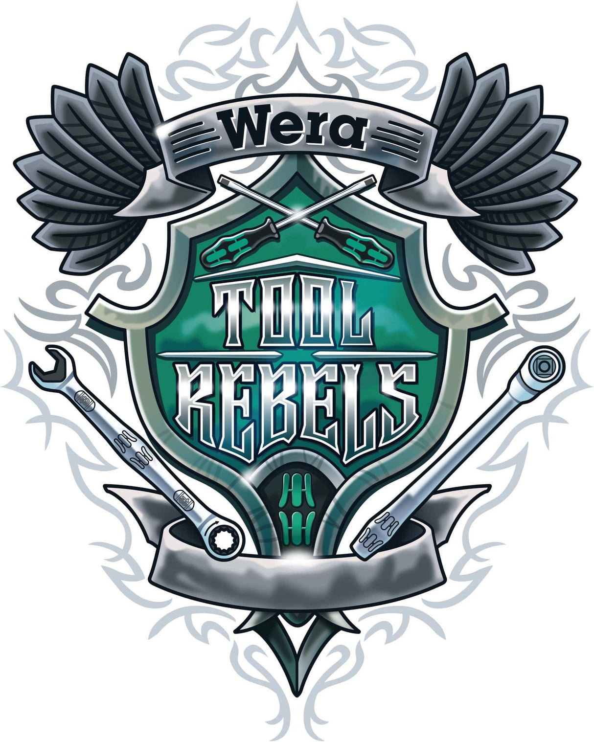 Wera Tool Rebels Sticker (75mmx60mm)