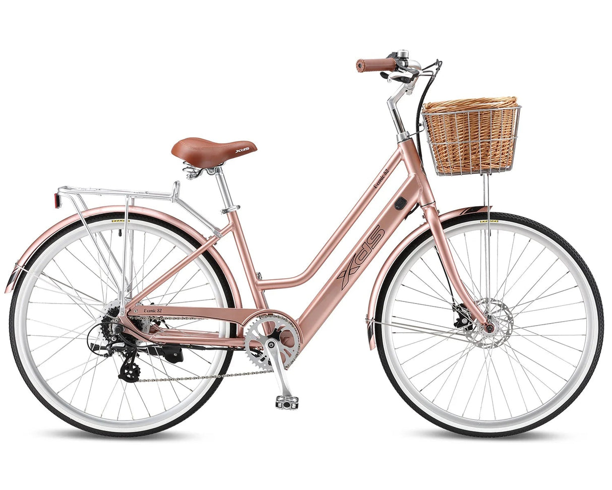 XDS E-Conic S2 Electric Crusier Bike Rose Gold