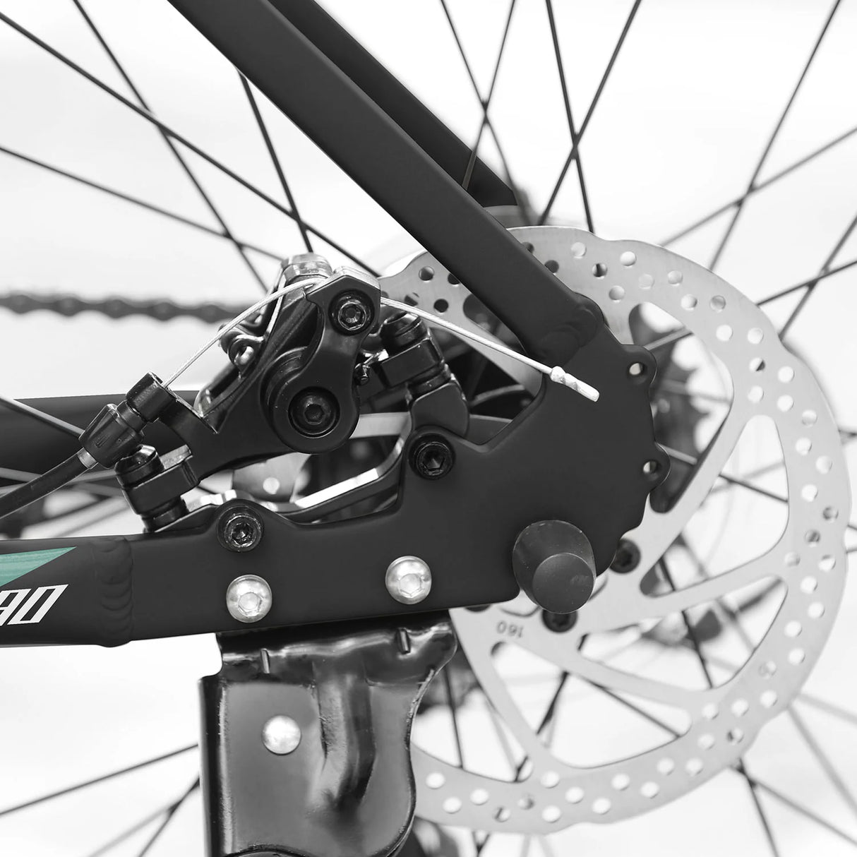 XDS Hacker 380 Mens 26" Blk/Green MTB Bike