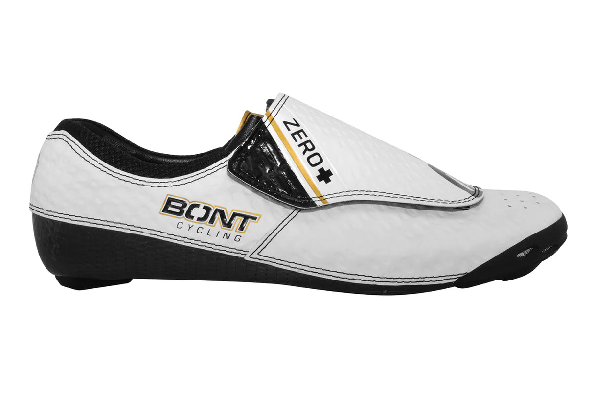 Bont Zero+ Carbon Triathlon Shoes White/Black/Gold