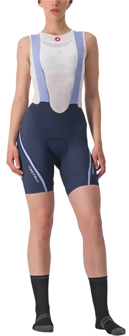 CASTELLI VELOCISSIMA BIBSHORT BELGIAN BLUE/VIOLET MIST FRONT