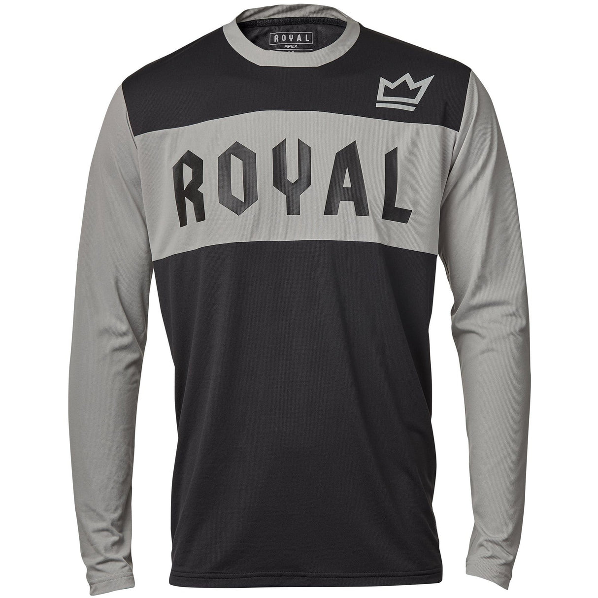 Royal Racing Apex Jersey Long Sleeve Grey/Black