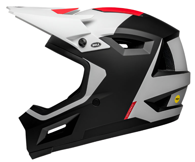 Bell SANCTION 2 DLX MIPS Matte Black/White Helmet