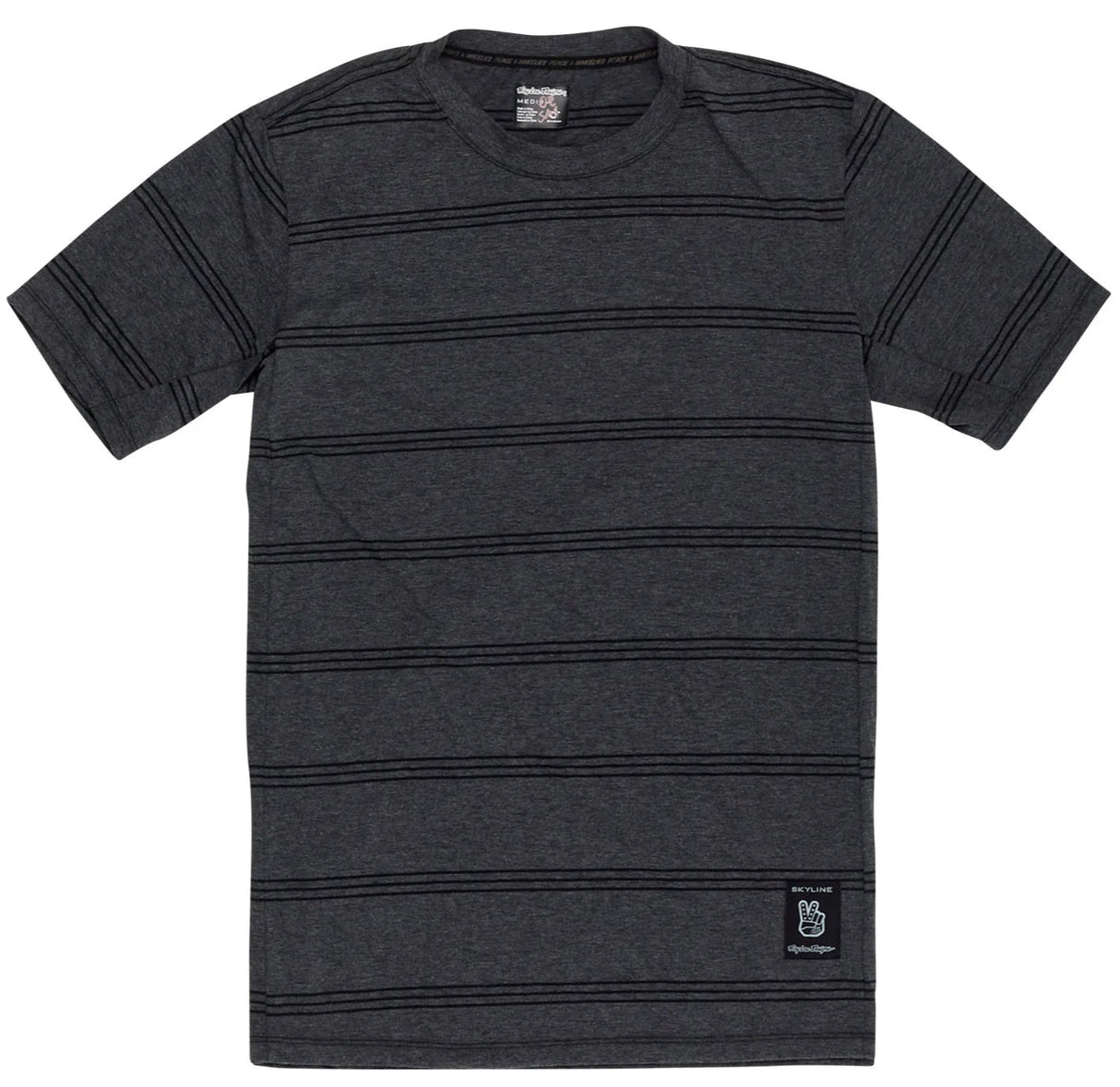 Troy Lee Designs SKYLINE SHORT SLEEVE RIDE TEE WASHED OUT DARK CLOUD FRONT