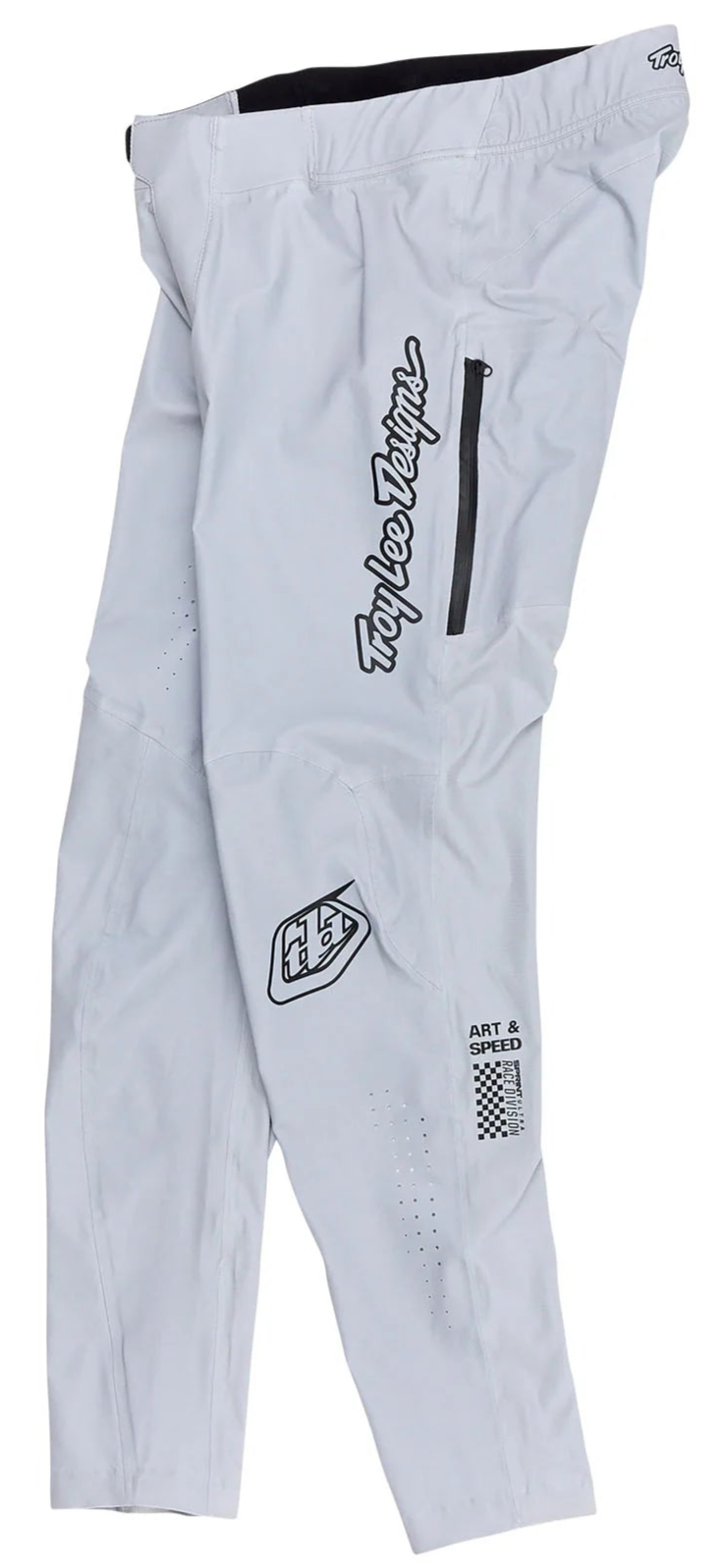 Troy Lee Designs SPRINT ULTRA PANT MONO CHALK SIDE FRONT