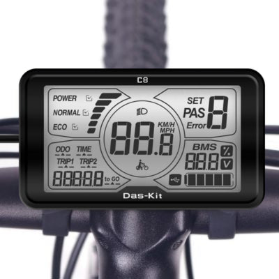 NCM T7S Step Thru Trekking E-Bike 26, 250W, 48V 19Ah 912Wh Battery