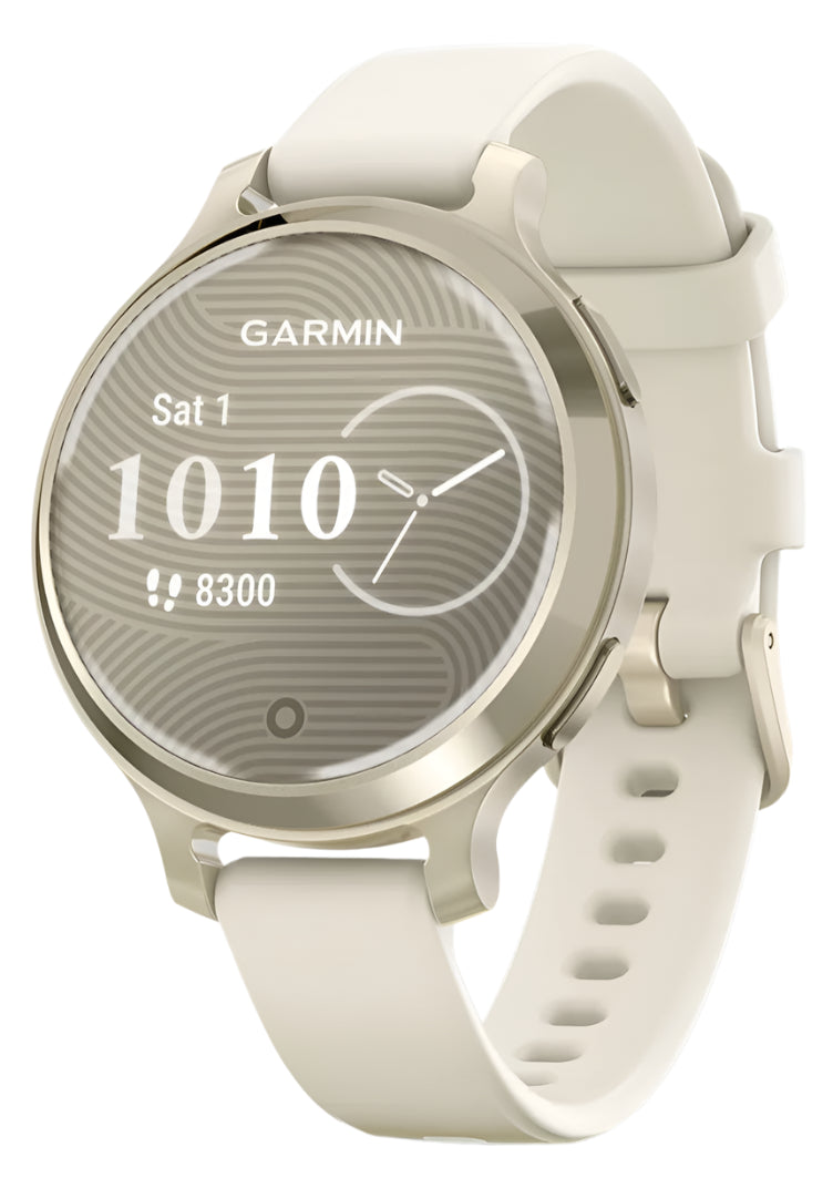 Garmin Lily 2 Active, Lunar Gold with Bone Silicone Band