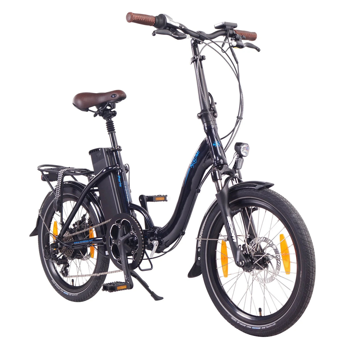 NCM Paris Folding E-Bike, 250W, 36V 15Ah 540Wh Battery, Size 20"