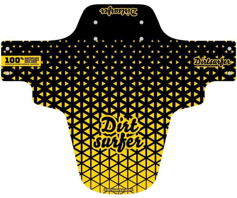 Dirtsurfer Mudguard - Speedgrid Yellow