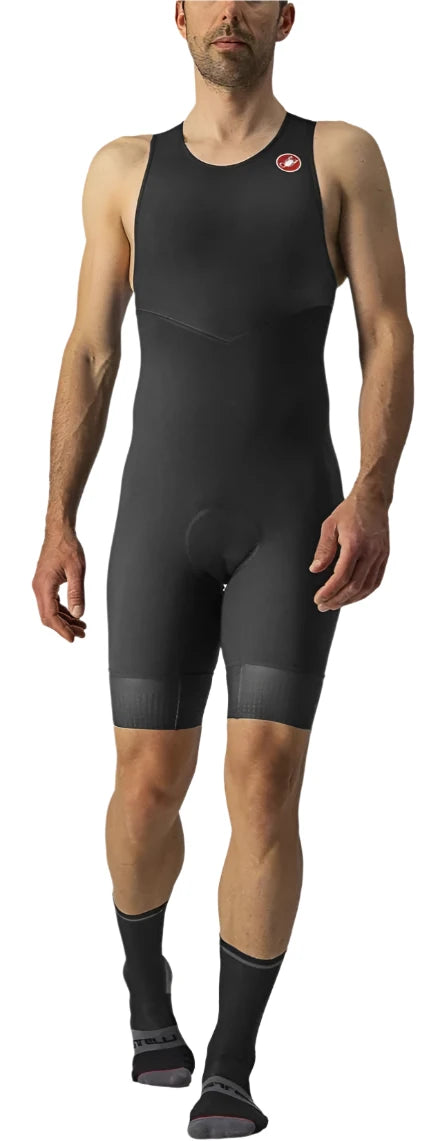 CASTELLI TEAM RACE SUIT BLACK FRONT