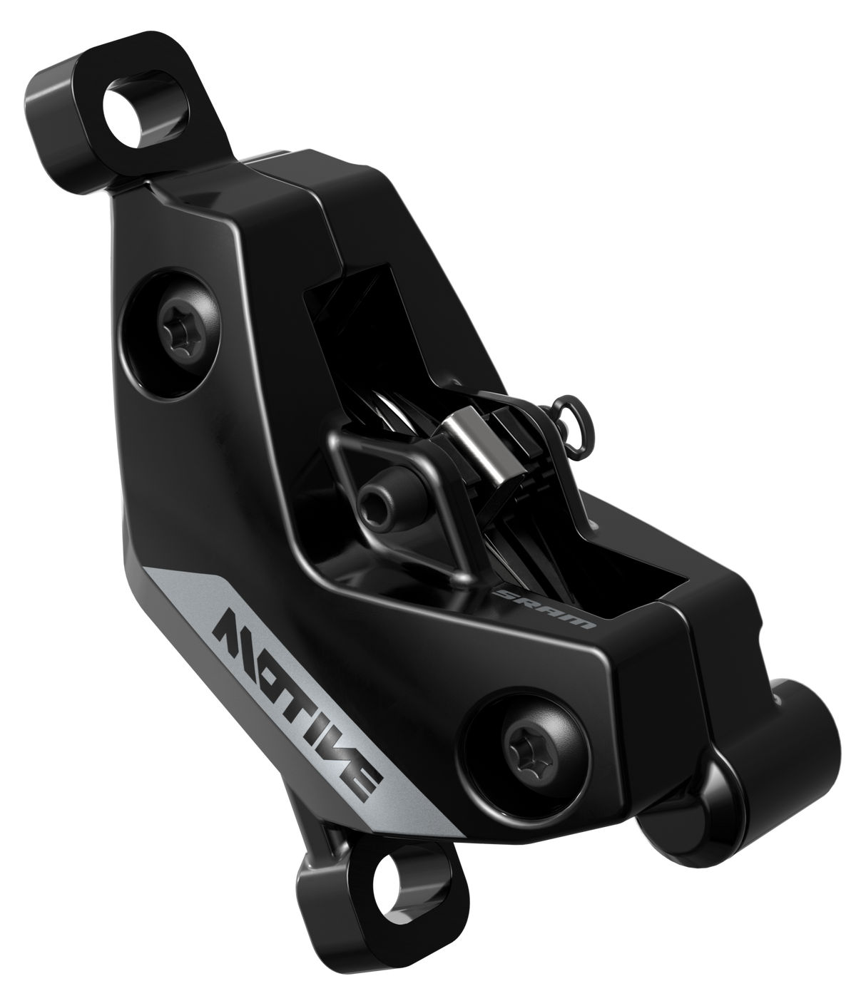 Sram Disc Brake Motive Silver - Black Ano, Bearing Lever, 2000mm Hose