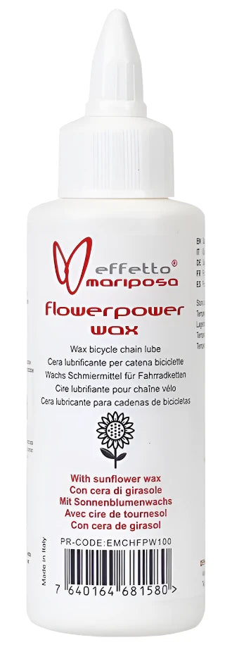 Effetto Chain Lube Drip Flower Power natural wax 100ml Bottle