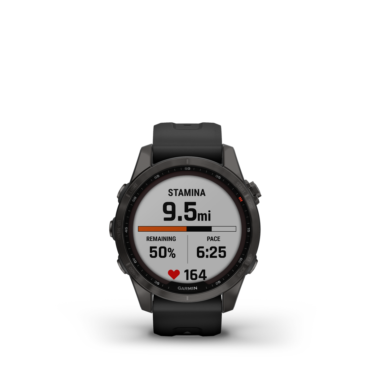 Garmin fenix 7S Sapphire Solar Carbon Gray DLC w/Black Band
