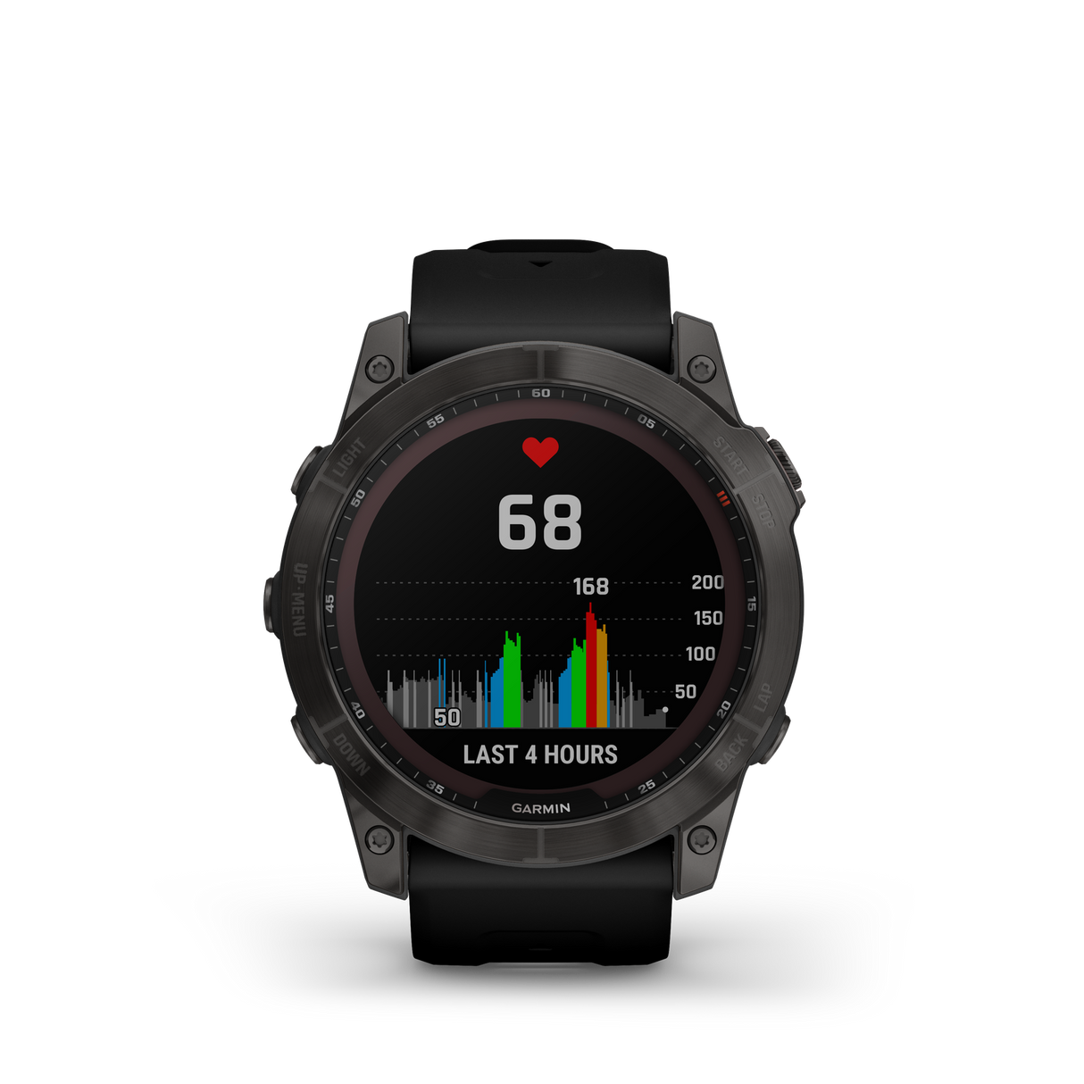 Garmin fenix 7X Sapphire Solar Carbon Gray DLC Ti w/Black Band