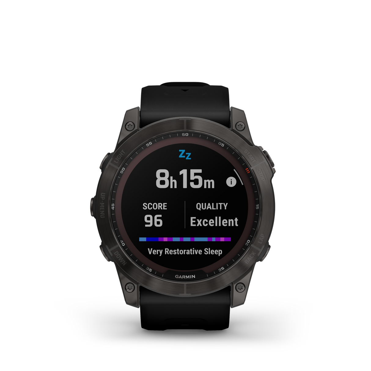Garmin fenix 7X Sapphire Solar Carbon Gray DLC Ti w/Black Band