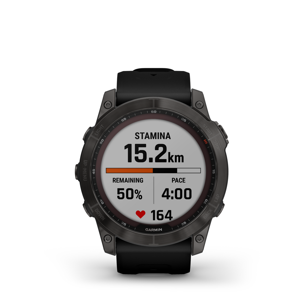 Garmin fenix 7X Sapphire Solar Carbon Gray DLC Ti w/Black Band