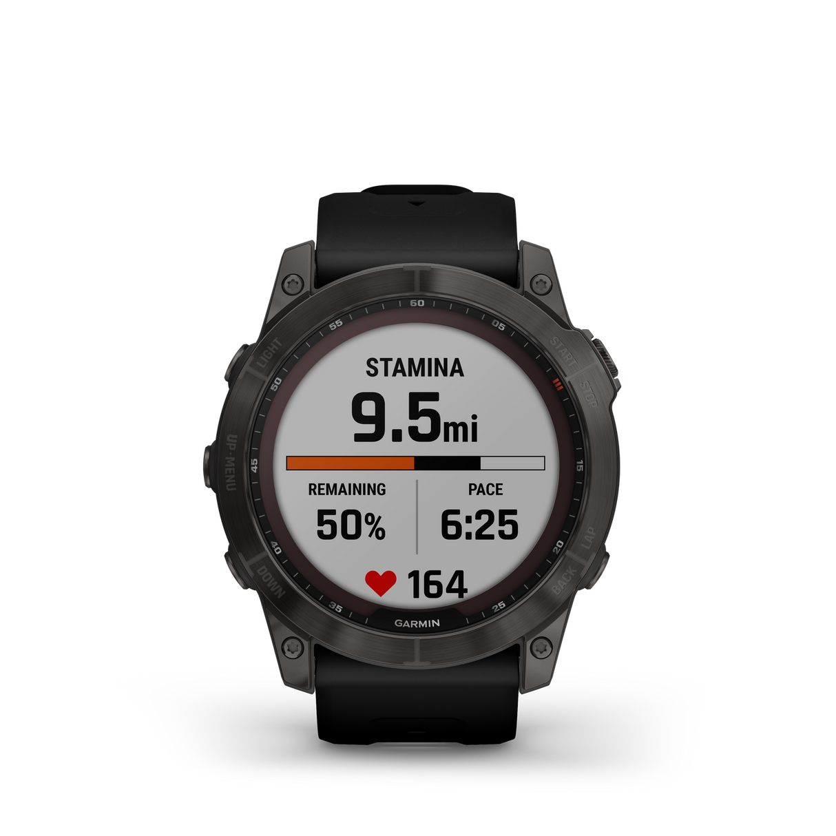 Garmin fenix 7X Sapphire Solar Carbon Gray DLC Ti w/Black Band