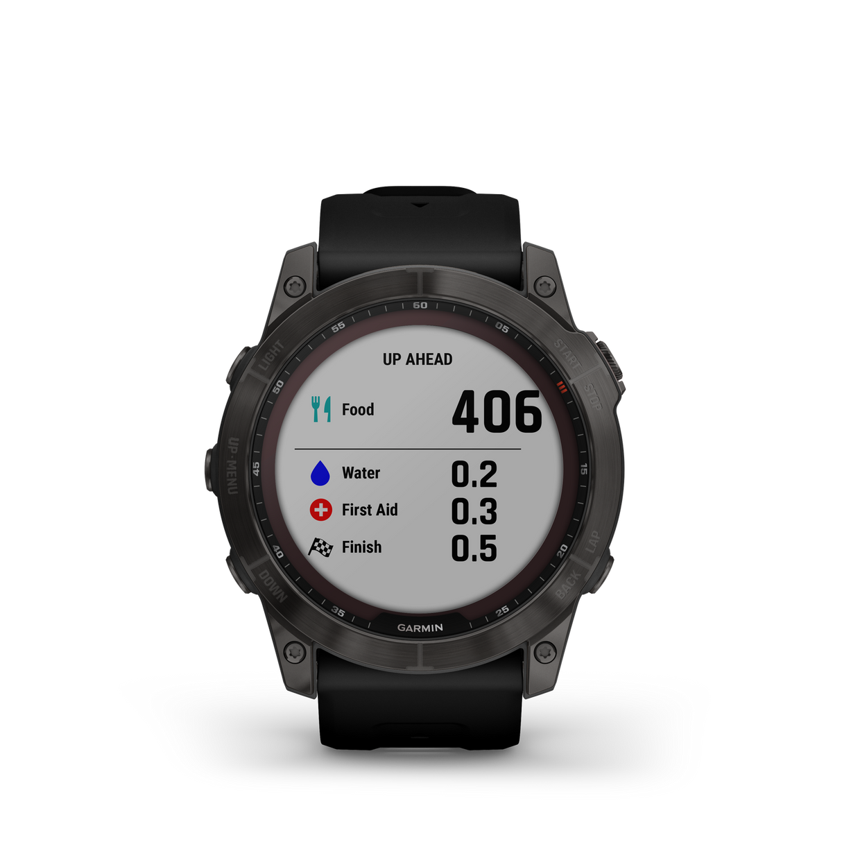 Garmin fenix 7X Sapphire Solar Carbon Gray DLC Ti w/Black Band