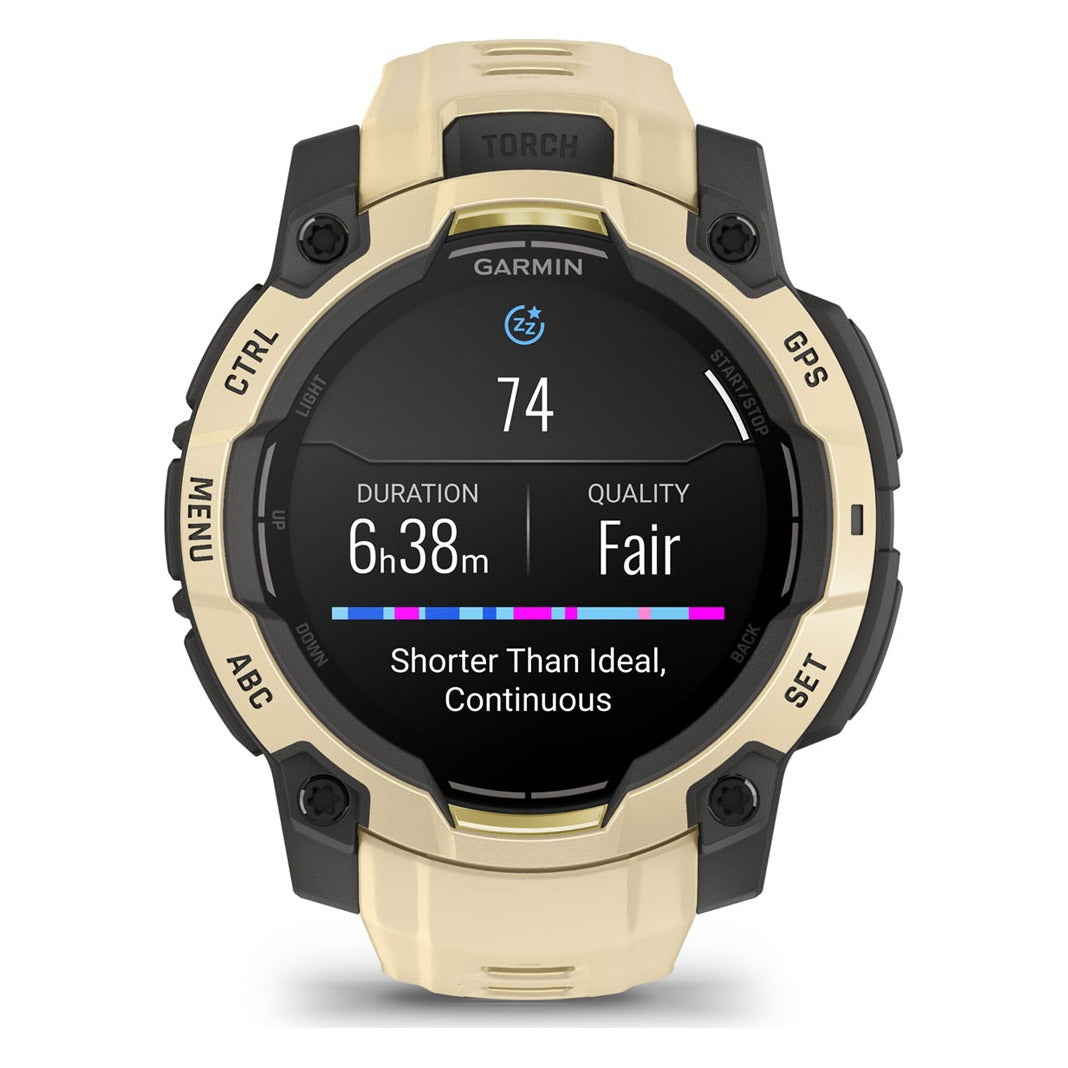 Garmin Instinct 3 45mm AMOLED Smartwatch - Citrine
