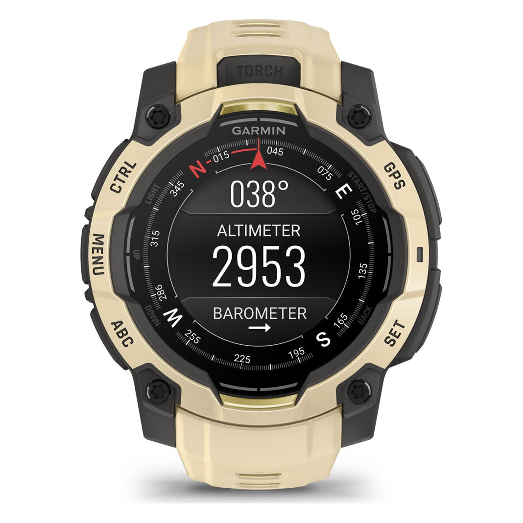 Garmin Instinct 3 45mm AMOLED Smartwatch - Citrine