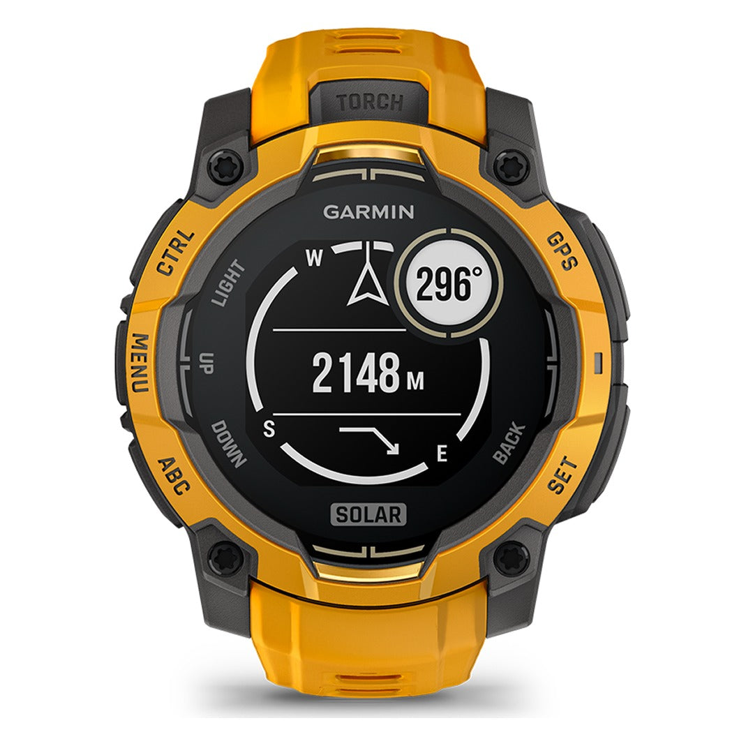 Garmin Instinct 3 45mm Solar Smartwatch - Sunburst