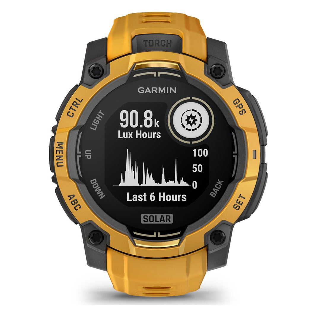 Garmin Instinct 3 45mm Solar Smartwatch - Sunburst