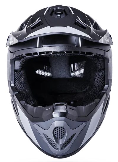 Kali Zoka Stripe Matte Black/Grey Helmet