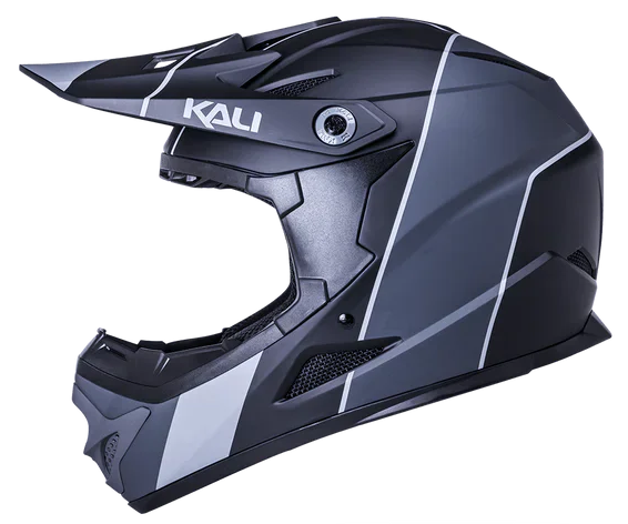 Kali Zoka Stripe Matte Black/Grey Helmet