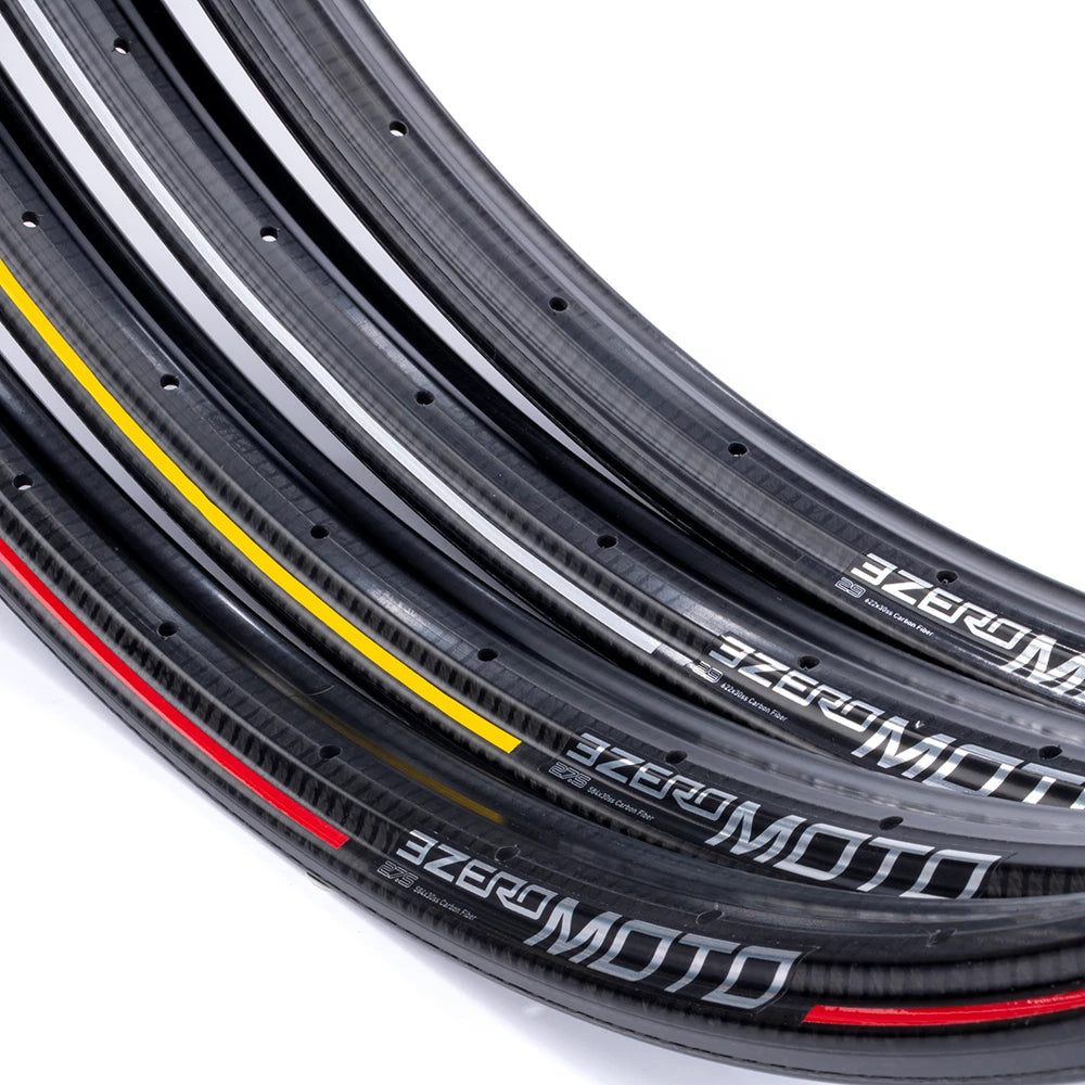Zipp 3ZERO MOTO 29" 32H Tubeless Front Rim Silver/Silver Graphic