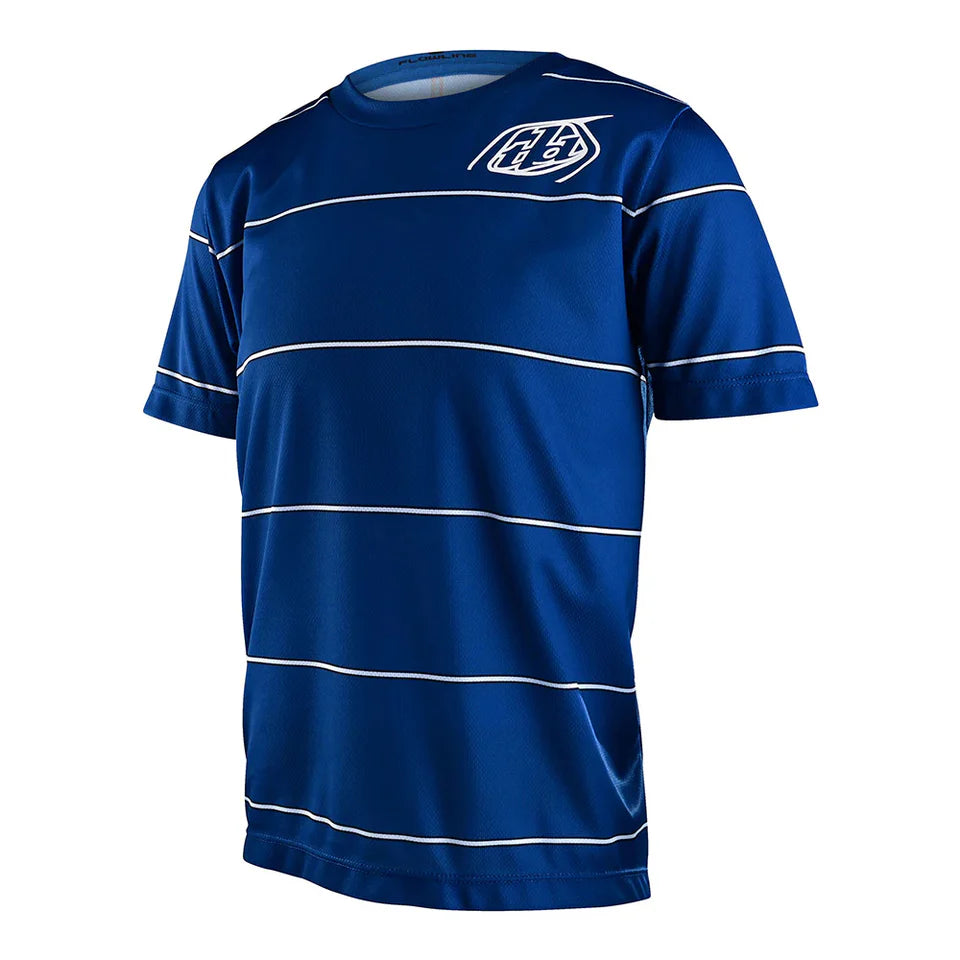 TROY LEE DESIGNS FLOWLINE SS Youth JERSEY REVERT TRUE - BLUE