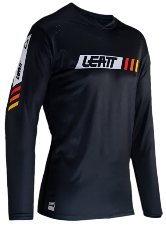 Leatt Jersey MTB Enduro 4.0 Black SIDE FRONT