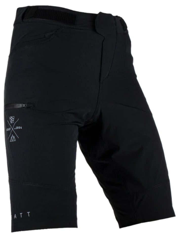 Leatt Short MTB Trail 2.0 Black SIDE FRONT