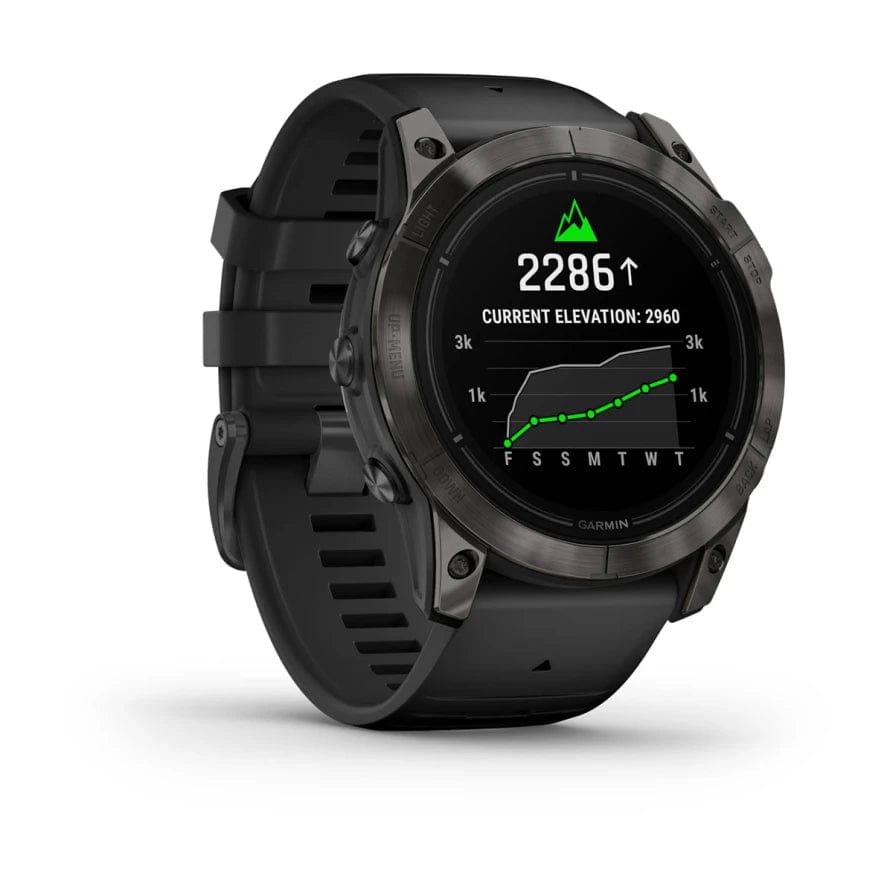 Garmin epix Pro (Gen 2) Pro/Sapphire Ed 51mm Crbn Grey DLC Ti w/ Blk Band