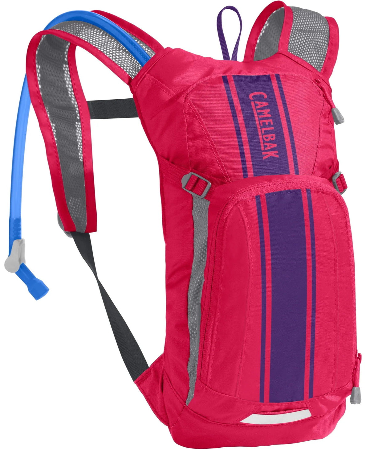 Camelbak Mini M.U.L.E Hydration Backpack 1.5L Hot Pink/ Purple Stripe