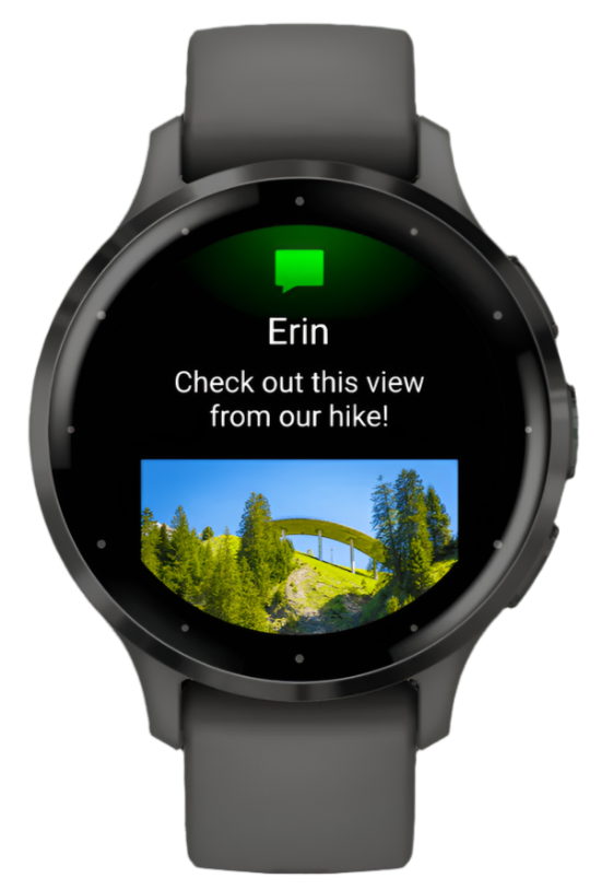 Garmin Venu® 3S, Slate Stainless Steel Bezel with Pebble Grey Case