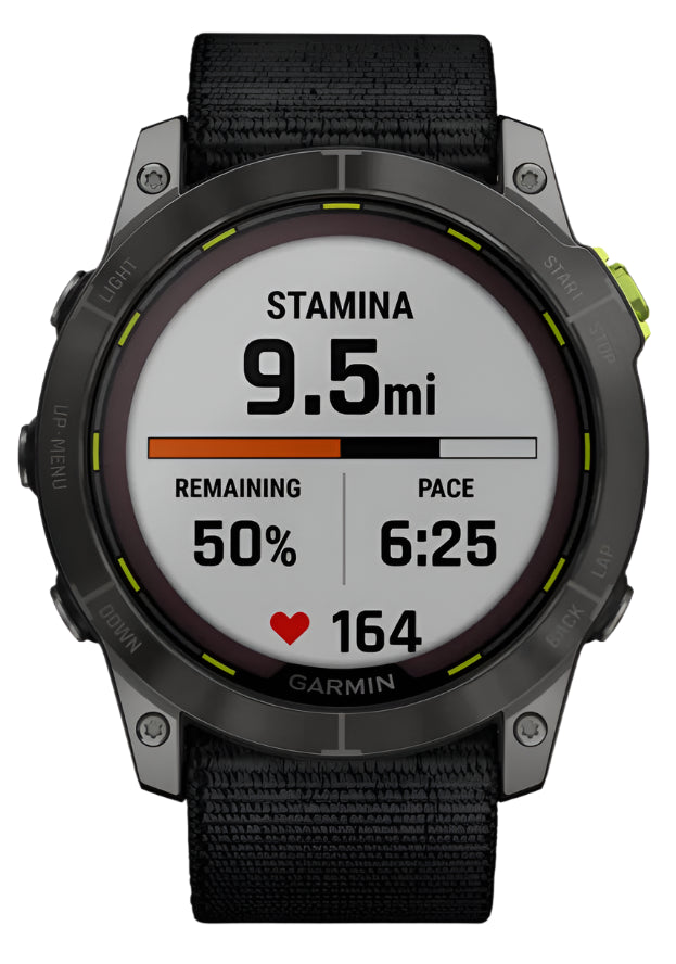 Garmin Enduro 2 – Carbon Grey DLC Titanium with Black UltraFit Nylon Strap