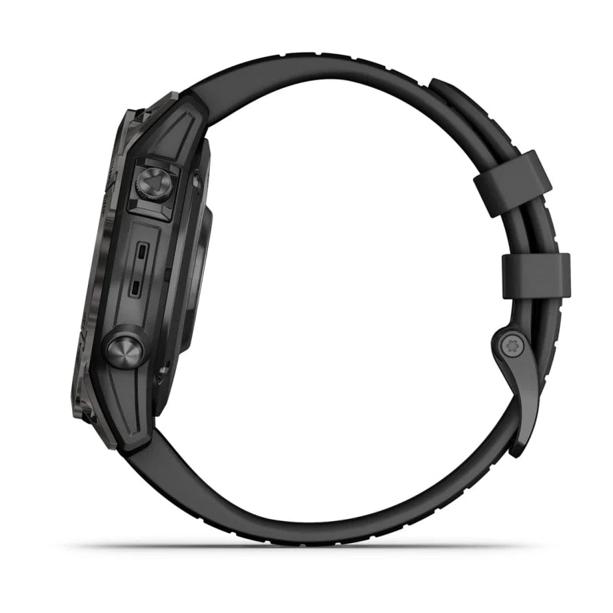 Garmin fenix 7 Pro Sapphire Solar Ed 47mm Carbon Grey DLC Ti w/ Black Band