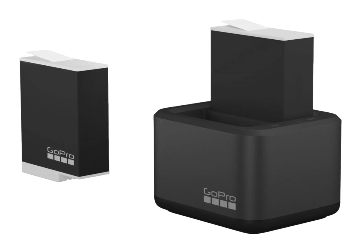 GoPro Dual Battery Charger + 2 x Enduro Batteries - HERO12 Black