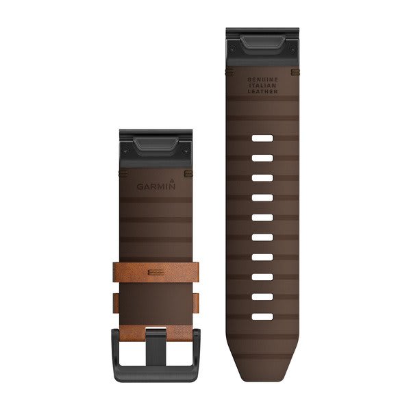 Garmin fenix 6X 26mm QuickFit Chestnut Leather Band