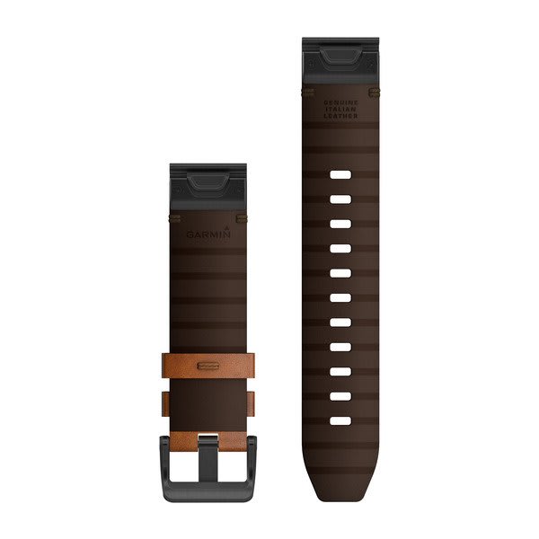 Garmin fenix 6 22mm QuickFit Chestnut Leather Band