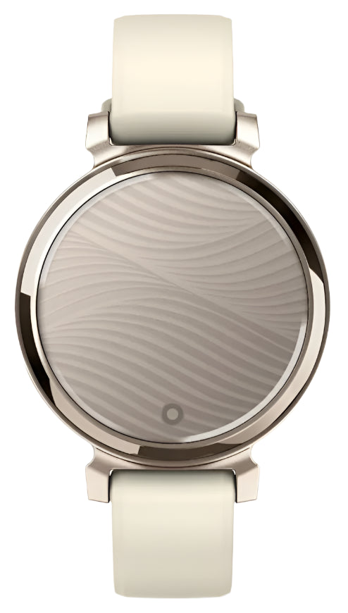 Garmin Lily 2, Cream Gold with Coconut Silicone Band