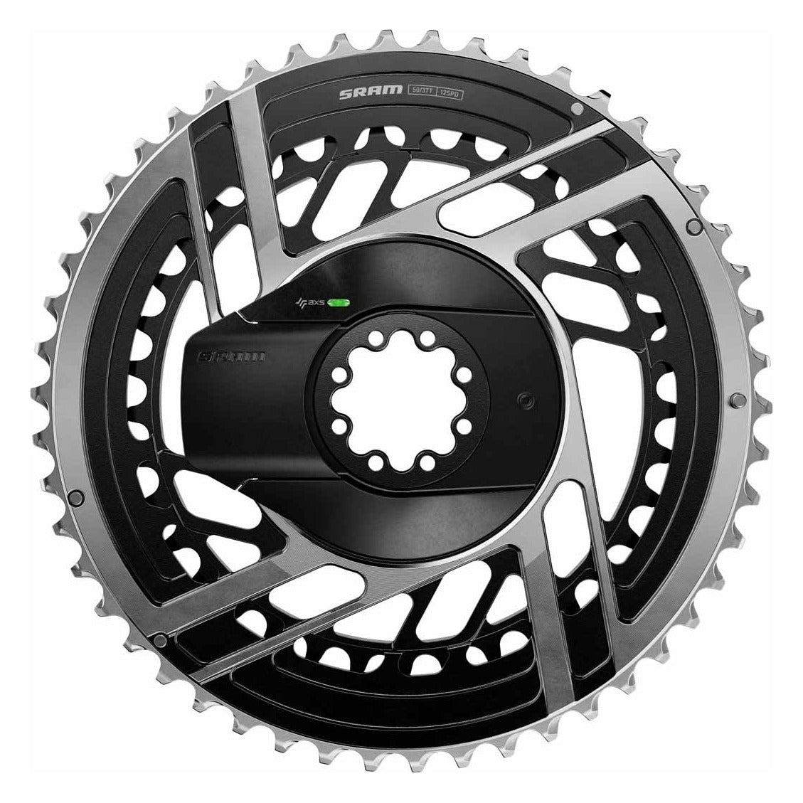 SRAM Red AXS E1 Direct Mount Power Meter Kit with Chainrings - Black/Silver
