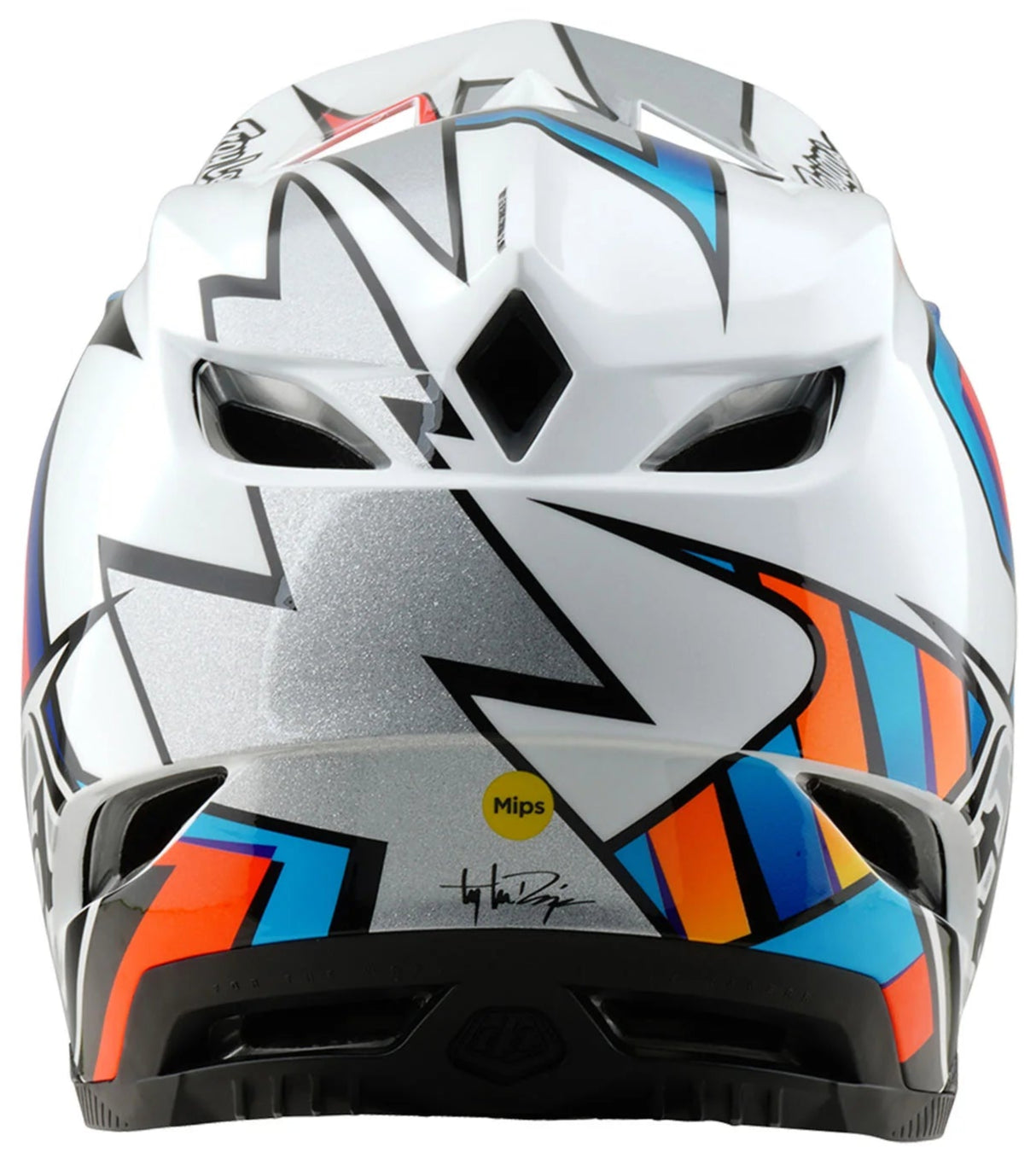 Troy Lee Designs D4 AS COMPOSITE HELMET FRAMES WHITE / SILVER
