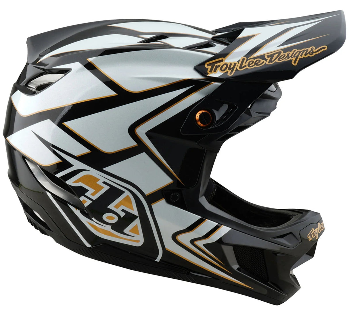 Troy Lee Designs D4 AS COMPOSITE HELMET GHOSTWING WHITE