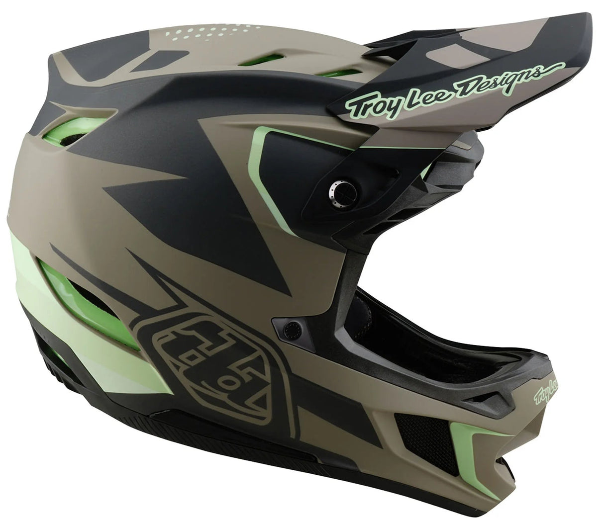 Troy Lee Designs D4 AS COMPOSITE HELMET OPTIC TIMBER