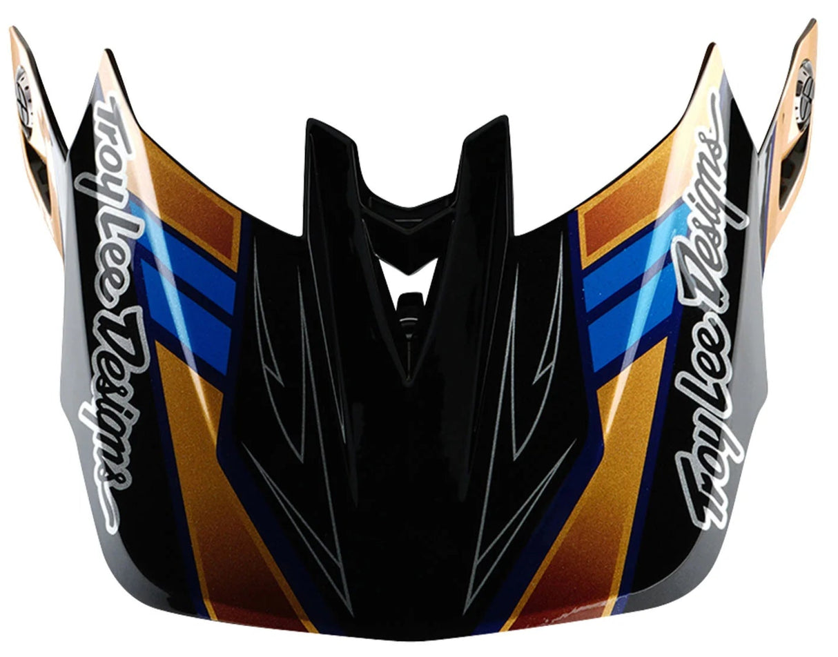 Troy Lee Designs D4 AS COMPOSITE HELMET ROYALTY BLACK / GOLD