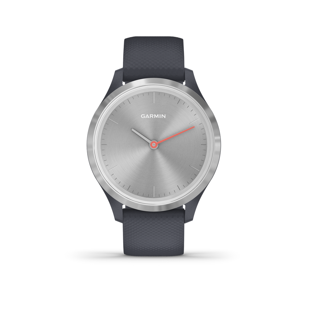 Garmin vivomove 3S Silver Bezel w/Granite Blue Case (Stainless Steel)