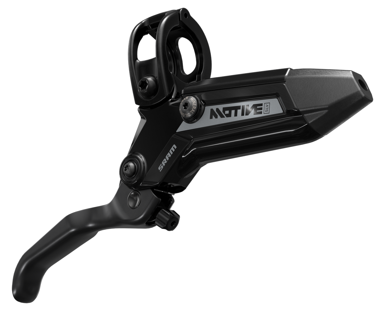 Sram Disc Brake Motive Silver - Black Ano, Bearing Lever, 2000mm Hose