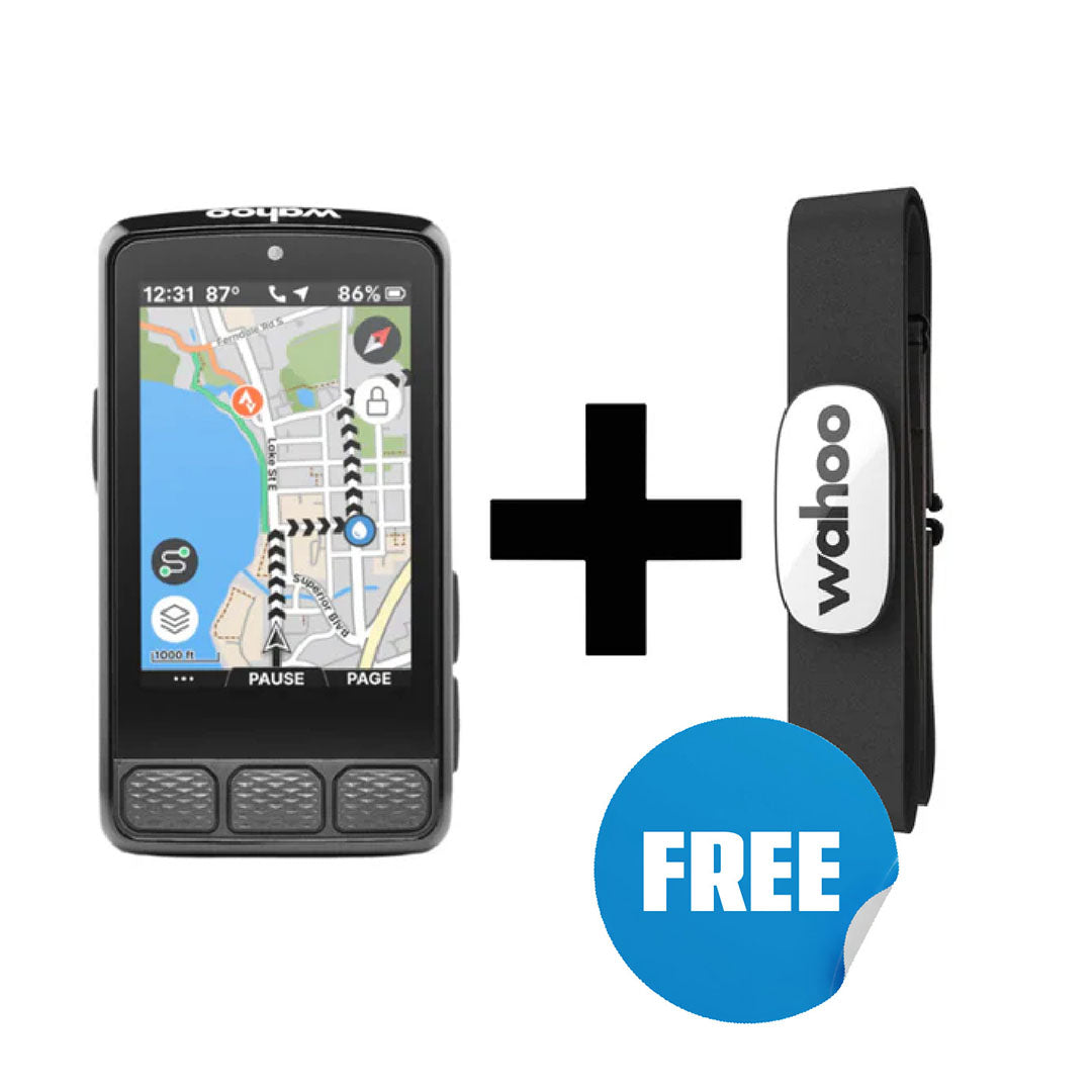 Wahoo Elemnt Roam V3 GPS computer with FREE Wahoo Trackr HRM